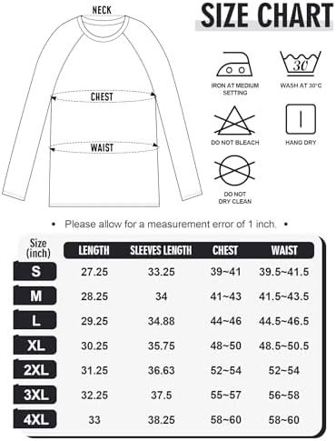 4 Pack Men's Shirts Long Sleeve Workout T Shirts UPF 50+ Sun Protection Rash Gua... - Image 7