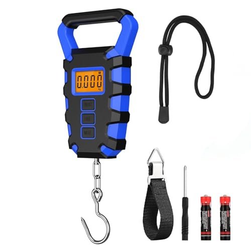 ORIA Digital Fishing Scale with Gripper, (Newest) Portable Hanging Hook Fish Mea... - Image 2