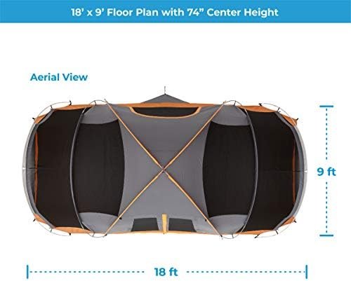 CORE Tents for Family Camping, Hiking and Backpacking | 4 Person / 6 Person / 9 ... - Image 8