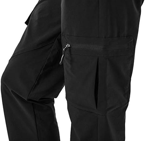 Rdruko Women's Hiking Cargo Pants Water-Resistant Quick Dry UPF 50+ Travel Campi... - Image 7