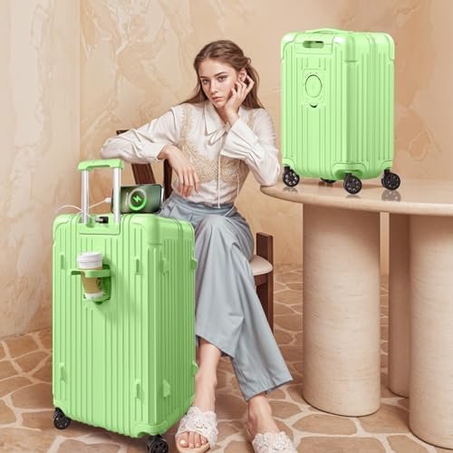 Luggage Sets 2 Piece Suitcase PC+ABS Hardside Double Spinner Wheels TSA Lock Car... - Image 3