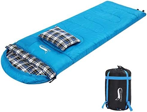 Desert & Fox Cotton Flannel Sleeping Bags with Pillow, 4 Season Warm & Cold Weat... - Image 2