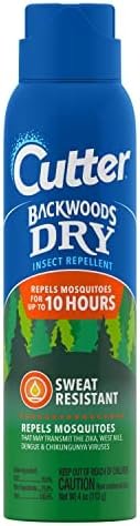 Cutter Backwoods Dry Insect Repellent, Mosquito Repellent, 25% DEET, Sweat Resis... - Image 2