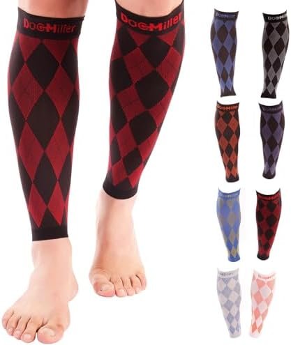 Doc Miller Compression Calf Sleeve for Men & Women, 20-30mmHg Support for Runnin... - Image 2