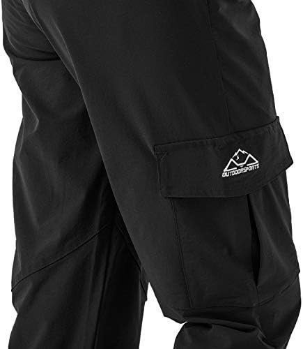 Rdruko Women's Hiking Cargo Pants Water-Resistant Quick Dry UPF 50+ Travel Campi... - Image 5