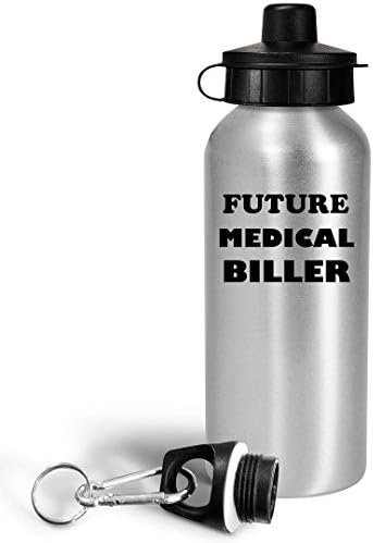 Gifts for Future Medical Biller Water Bottle Tumbler Portable Drinkware - Aspiri... - Image 3