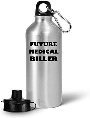 Gifts for Future Medical Biller Water Bottle Tumbler Portable Drinkware - Aspiri... - Image 2