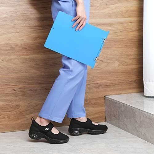 STQ Womens Walking Shoes Non Slip Orthopedic Shoes Adjustable Mary Jane Shoes - Image 9