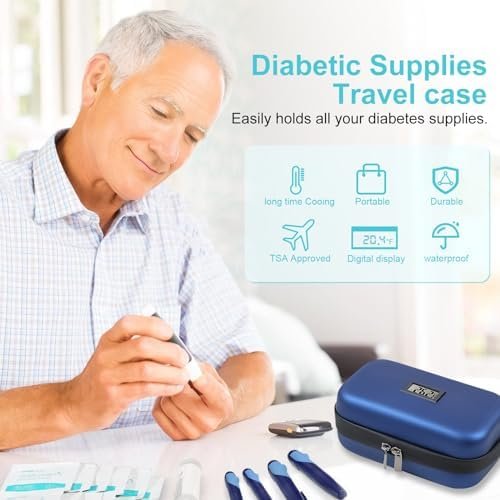 Insulin Cooler Travel Case TSA Approved Medication Diabetic Cooler For Travel Wi... - Image 5