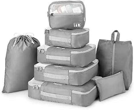 OlarHike 8 Set Packing Cubes for Travel, Luggage Organizer Bags for Travel Acces... - Image 10