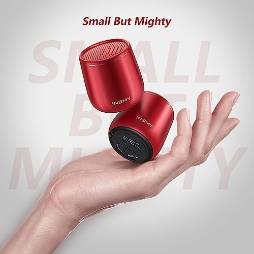 INSMY Small Bluetooth Speaker, Waterproof Mini Portable Wireless Speaker, Punchy... - Image 3