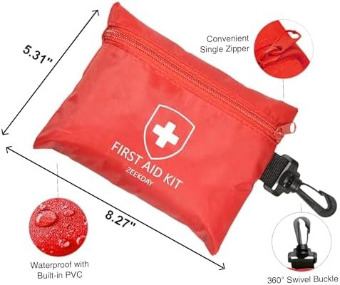 Compact Mini Travel First Aid Kit - Waterproof Emergency Medical Supplies for Ho... - Image 4