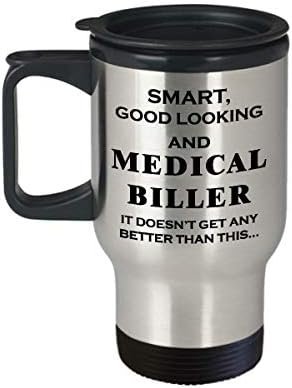 Medical Biller Travel Mug Gifts Coffee Tumbler - Smart And Good Looking - Health... - Image 4