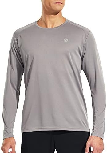 Men's Athletic Running T-Shirts Dry Fit Pocket Gym Workout Tees Outdoor Performa... - Image 2