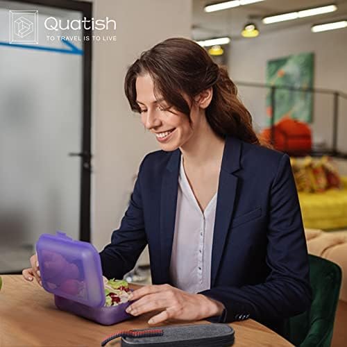 Travel Utensils with Case, Quatish Portable Silverware Set for Work, Stainless S... - Image 7