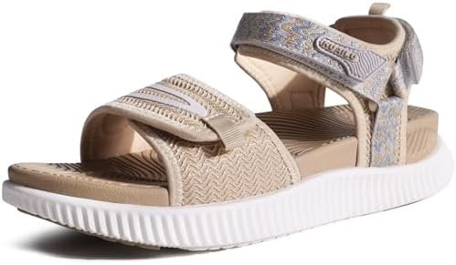 KuaiLu Womens Orthopedic Walking Sandals Ladies Recovery Sport Thick Athletic Cu... - Image 2