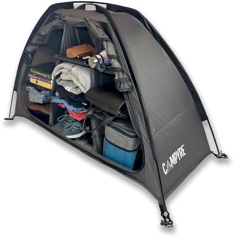 Tent & RV Camping Organizer with Zippered Flap, 9-Shelf Storage. Tent Organizer,... - Image 2