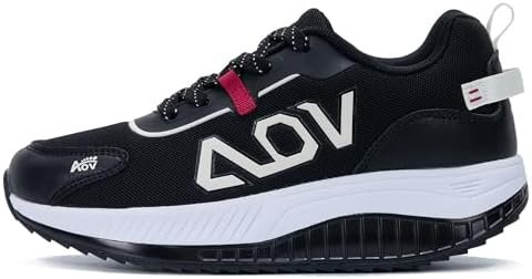 QAUPPE Women Walking Shoes with Arch Support, Orthotic Platform Sneakers Plantar... - Image 3