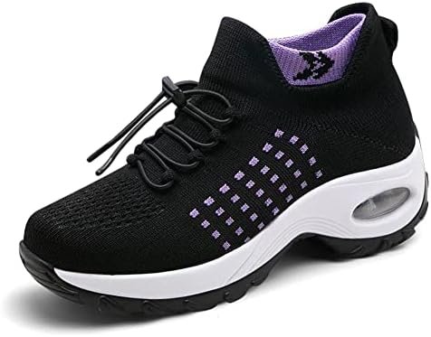 Padgene Women Walking Shoes Sock Sneakers Slip-On Breathable Mesh Trainers Women... - Image 2