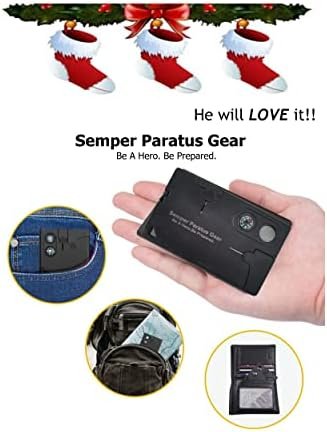 Semper Paratus Gear Gifts for men MultiTools - 10 in 1 Credit Card Pocket Multi ... - Image 5