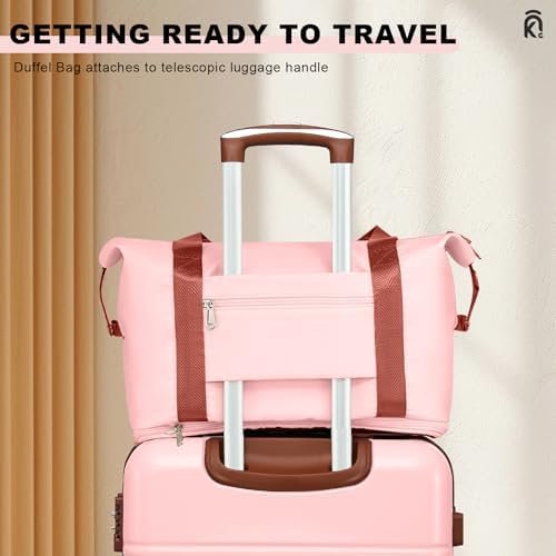 Luggage Set 3 Piece Suitcase Set Carry On Luggage, PC ABS 20 Inch Hard hell Ligh... - Image 7
