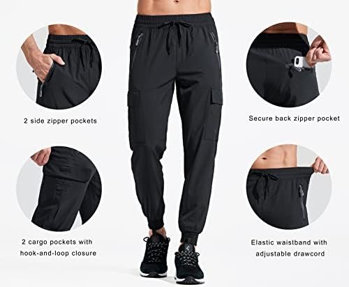 Libin Men's Lightweight Joggers Quick Dry Cargo Hiking Pants Track Running Worko... - Image 4