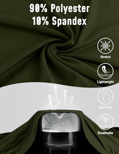 4 Pack Men's Shirts Long Sleeve Workout T Shirts UPF 50+ Sun Protection Rash Gua... - Image 5