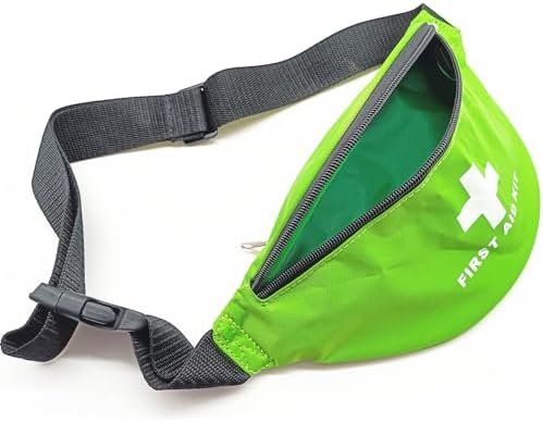 First Aid Fanny Pack First Aid Bag Red Travel Rescue Bag Empty Pouch First Respo... - Image 6