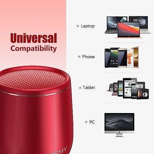 INSMY Small Bluetooth Speaker, Waterproof Mini Portable Wireless Speaker, Punchy... - Image 9