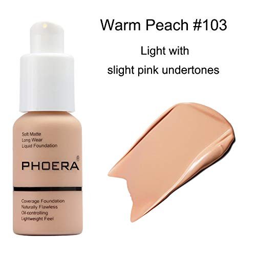 BestLand 2Pack PHOERA Foundation Full Coverage Liquid Foundation Cream - Long-la... - Image 4