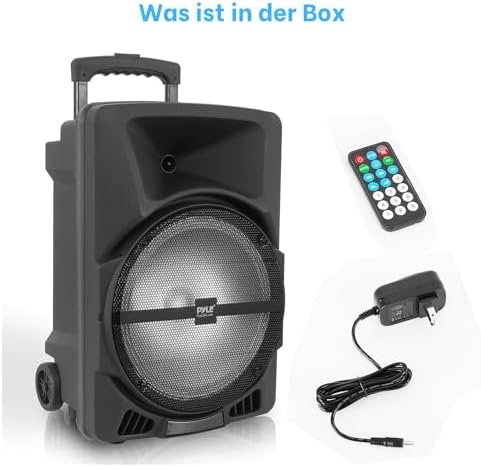 Pyle Wireless Portable PA Speaker System -1200W High Powered Bluetooth Compatibl... - Image 8