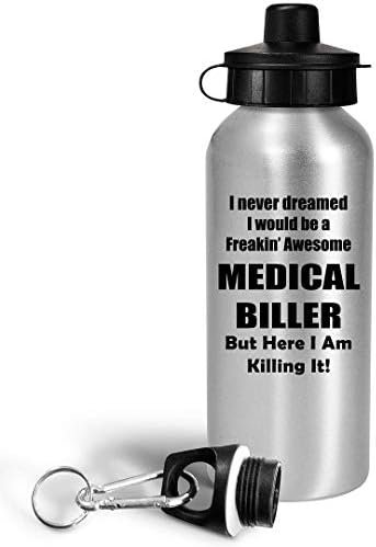 Gifts for Awesome Medical Biller Water Bottle Tumbler Portable Drinkware - Healt... - Image 3