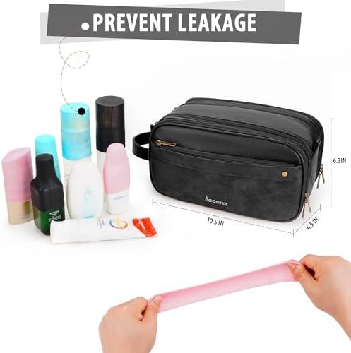 Travel Toiletry Bag for Men, Large Hanging Toiletries Organizer Bags, Cruise Shi... - Image 7