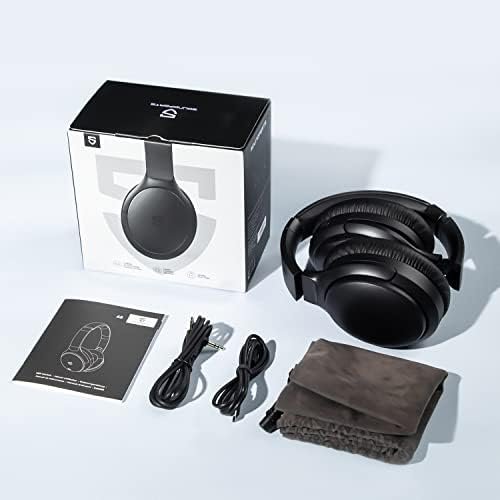 SoundPEATS A6 Hybrid Active Noise Cancelling Headphones, Bluetooth Over Ear Head... - Image 9