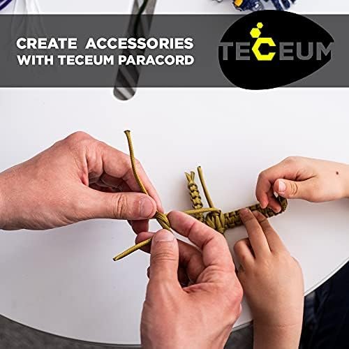 TECEUM Paracord Rope 1000 – 1000ft / 200ft / 120ft / 100ft / 50ft – Tactical Par... - Image 8