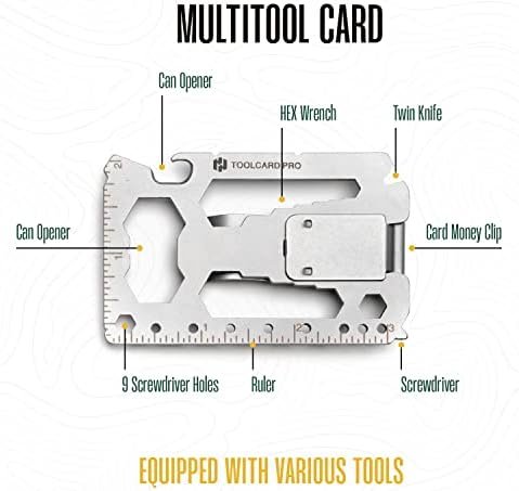 Multitool Card - Credit Card Multitool - Wallet Size Slim, Minimalist, Stainless... - Image 6