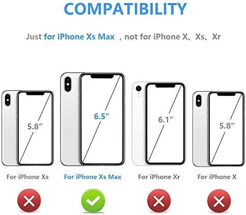 iPhone Xs Max Wallet Case with Card Holder,OT ONETOP Premium PU Leather Kickstan... - Image 3