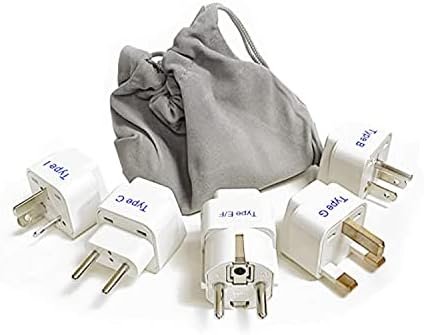 Ceptics Adapter Plug Set for World Wide International Travel Use - Grounded Safe... - Image 2