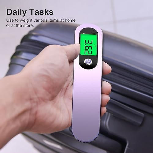 Digital Luggage Scale (2 Pack), Digital Handheld Luggage Scale with 110lbs Capac... - Image 3