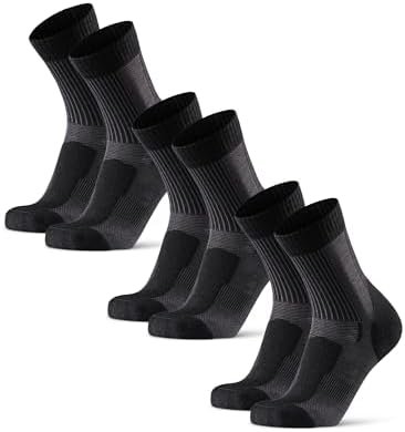 DANISH ENDURANCE Lightweight Merino Wool Hiking Socks, Cushioned & Moisture Wick... - Image 2