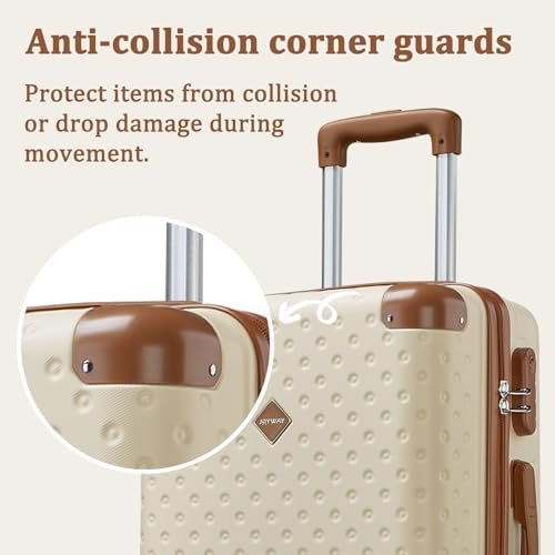 Joyway Luggage 20 Inch Carry On Luggage, Hard Shell Travel Carry On Suitcase Air... - Image 6