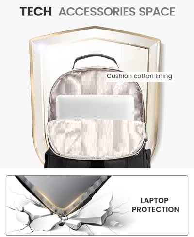 LOVEVOOK Laptop Backpack Purse for Women, Work Travel Computer Bags, College Sch... - Image 8