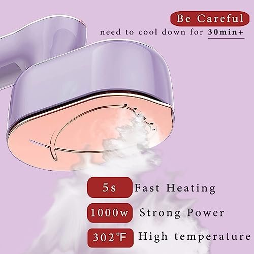 Travel Steamer Iron for Clothes Mini: handheld size portable fabric clothing ste... - Image 6