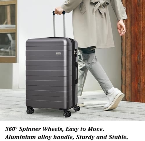 Zebra Light Weight Hardside Expandable Luggage Spinner Wheels Suitcase W/TSA Loc... - Image 5