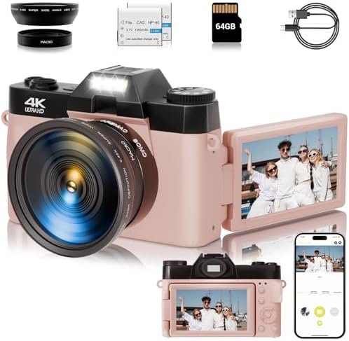 4K Digital Camera for Photography, 48MP Vlogging Video WiFi Camera for YouTube w... - Image 2