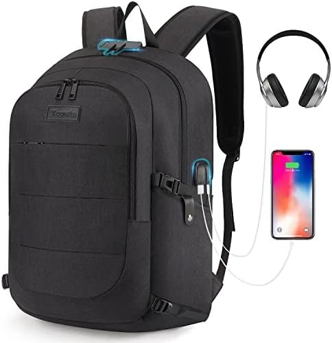 Tzowla Travel Laptop Backpack Water Resistant Anti-Theft Bag with USB Charging P... - Image 2