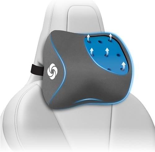 SAMSONITE, Infused-Gel Car Neck Pillow with Airflow Memory Foam, Headrest Suppor... - Image 2