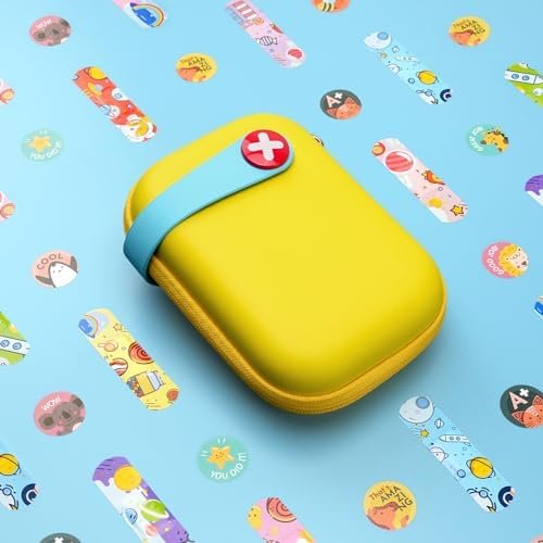 Mini First Aid Kit, 113 Pc. Water-Resistant Hard Toddler Kids Small Cute Case fo... - Image 7