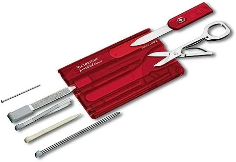 Victorinox Swiss Army Swiss Card, Translucent Ruby - Image 10