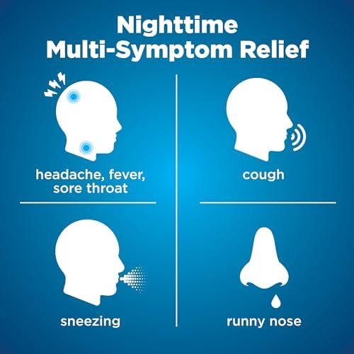 Amazon Basic Care Cold and Flu Relief, Daytime and Nighttime Combo Pack Softgels... - Image 4